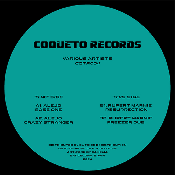 ( CQTR 004 ) ALEJO & RUPERT MARNIE - CQTR004 ( 12" ) Coqueto Records